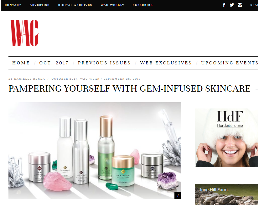Kristals Makes a Cameo on WagMag.com
