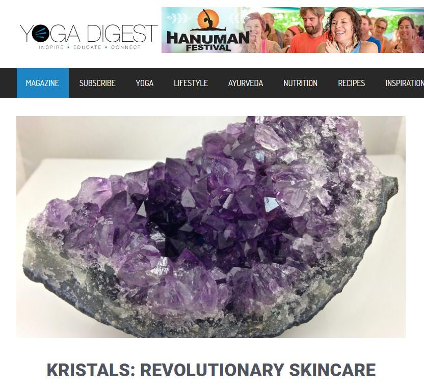 Yoga Digest Reviews Kristals Amethyst Line